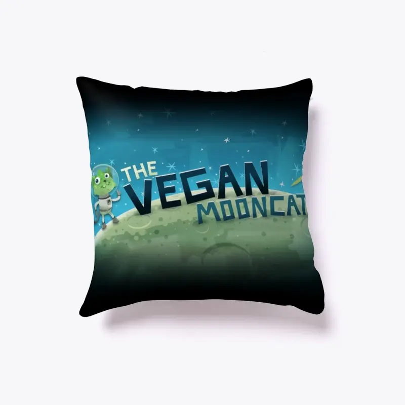 The Vegan Mooncat Indoor Cushion